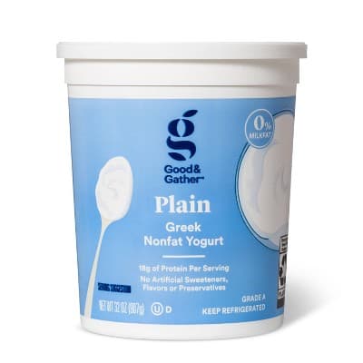Greek Plain Nonfat Yogurt - Good &#38; Gather&#8482;