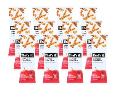 That'S It Apple And Cinnamon Fruit Bar - 12 Bars