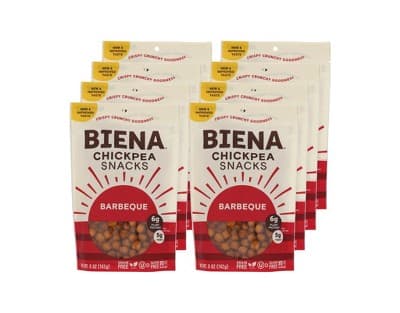 Biena Barbeque Chickpea Snacks