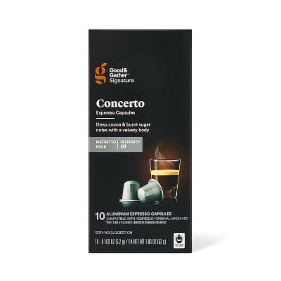 Signature Ristretto Concerto Pods Espresso Roast Coffee -  - Good &#38; Gather&#8482;