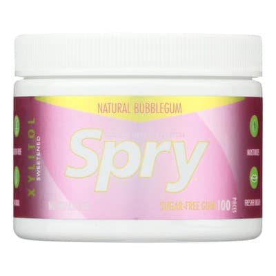 Spry Natural Bubblegum Sugar-Free Gum