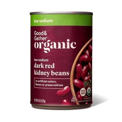 Organic Low Sodium Kidney Beans - Good &#38; Gather&#8482;