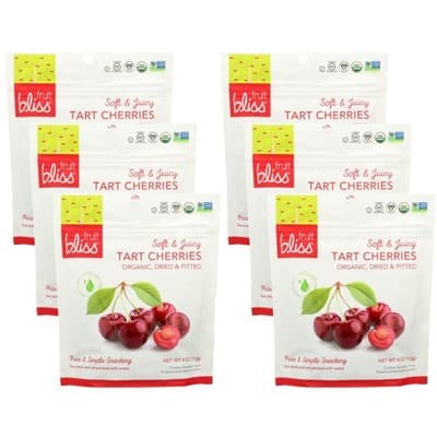 Fruit Bliss Organic Dried Tart Cherries Snacks