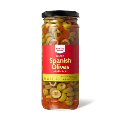 Sliced Spanish Salad Olives - Market Pantry&#8482;