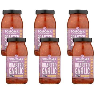 Sonoma Gourmet Pasta Sauce Roasted Garlic Jar