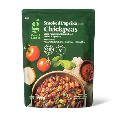 Smoked Paprika Chickpeas Microwavable Pouch - Good &#38; Gather&#8482;