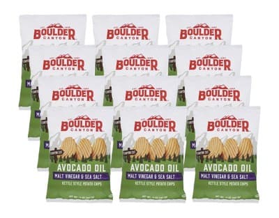 Boulder Canyon Avocado Oil Malt Vinegar & Sea Salt Kettle Chips