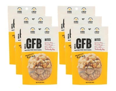 The Gfb Gluten-Free Peanut Butter Protein Bites - 6 Bars