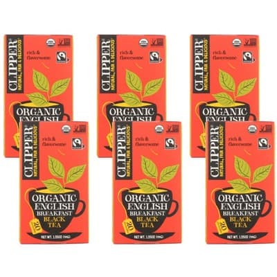 Clipper Organic Organic English Breakfast Black Tea -  6/20 Bags