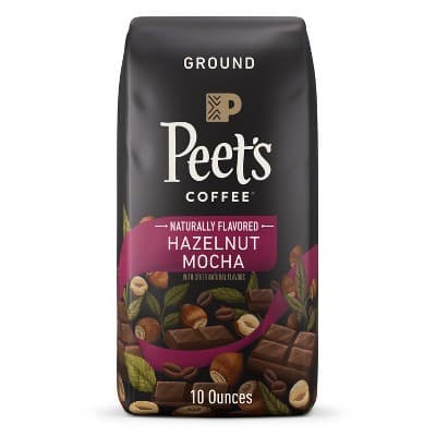 Peet'S Coffee, Hazelnut Mocha Light Roast Ground Coffee 