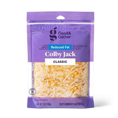 Shredded Reduced Fat Colby Jack Cheese - Good &#38; Gather&#8482;