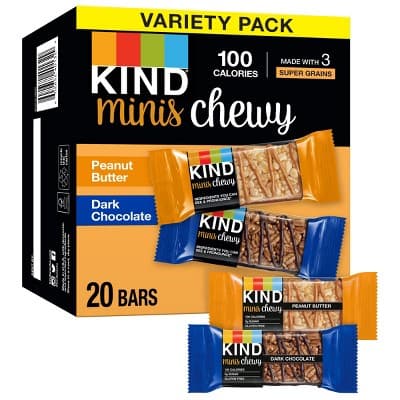 Kind Mini Chewy Peanut Butter + Dark Chocolate