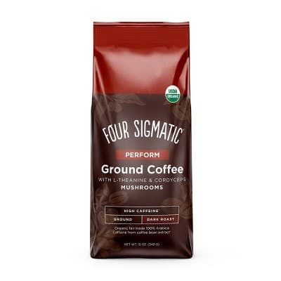 Four Sigmatic Perform Dark Roast Ground Coffee With L-Theanine And Cordyceps