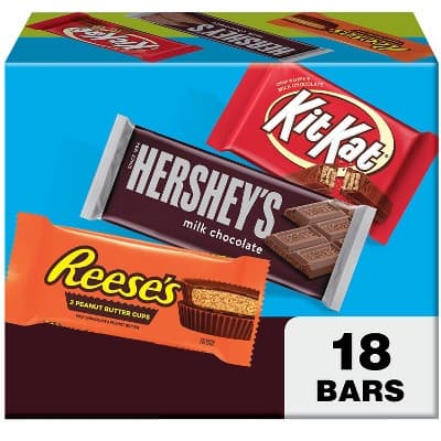 Reese&#39;S, Hershey&#39;S And Kit Kat Milk Chocolate Candy Bars Variety