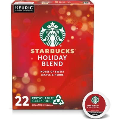 Starbucks Keurig K-Cup Holiday Blend  Medium Roast