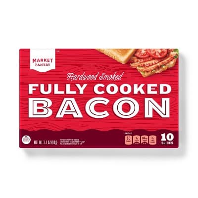 Market Pantry Hardwood Smoked Fully Cooked Bacon