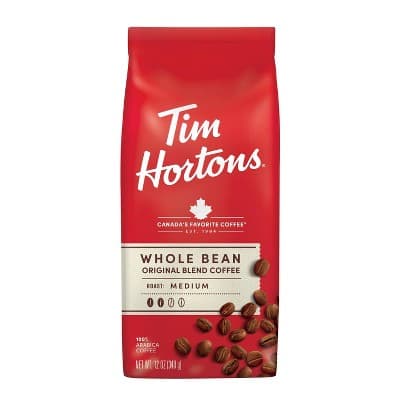 Tim Hortons Medium Roast Whole Bean Coffee