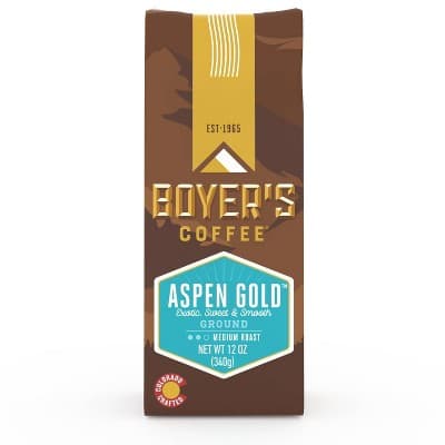 Boyer&#39;S Coffee Aspen Gold  Medium Roast Ground Coffee