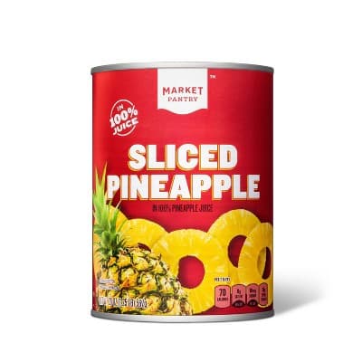 Sliced Pineapple In 100% Juice - Market Pantry&#8482;