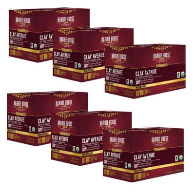 Barrie House Clay Ave Single Serve Coffee -  6 Boxes