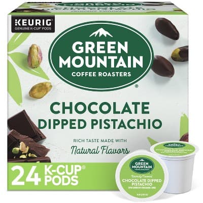 Green Mountain Chocolate Dipped Pistachio Light Roast Coffee Pods