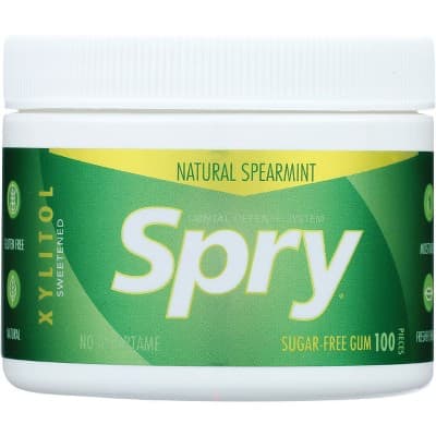 Xlear Spry Spearmint Chewing Gum - Sugar Free