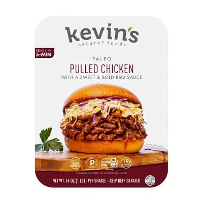 Kevin'S Natural Foods Paleo Pulled Chicken With A Sweet & Bold Bbq Sauce
