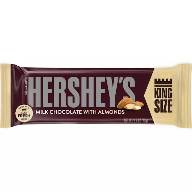 Is it Dairy Free? Hershey's Milk Chocolate With Almonds King Size Candy Bar