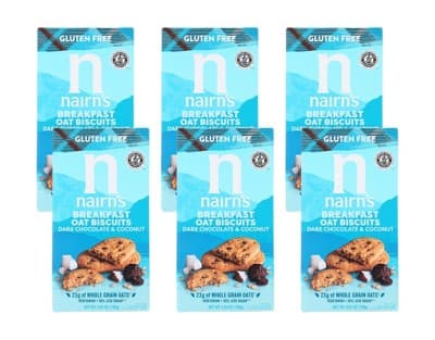 Nairn'S Breakfast Oat Biscuits Dark Chocolate & Coconut