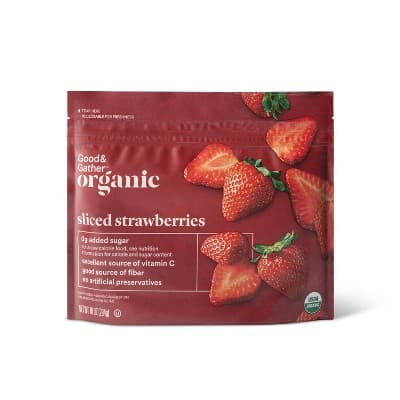 Organic  Sliced Strawberries - Good &#38; Gather&#8482;