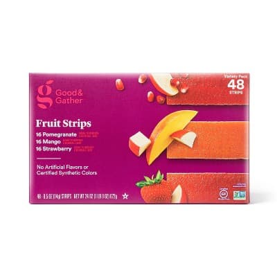 Pomegranate, Mango And Strawberry Fruit Strips Variety Pack  Good &#38; Gather&#8482;