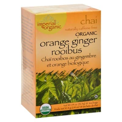 Uncle Lee'S Tea Imperial Organic Orange Ginger Rooibos Chai Tea -18 Bags