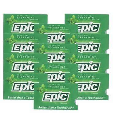 Epic Sugar-Free Spearmint Xylitol Gum