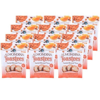 Almondina Toastees Coconut Orange Almond Toasted Thins