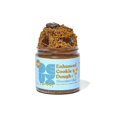 Deux Vegan Gluten Free Chocolate Chip Edible Enhanced Cookie Dough