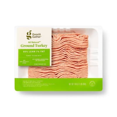 93/7 All Natural Ground Turkey - Good &#38; Gather&#8482;