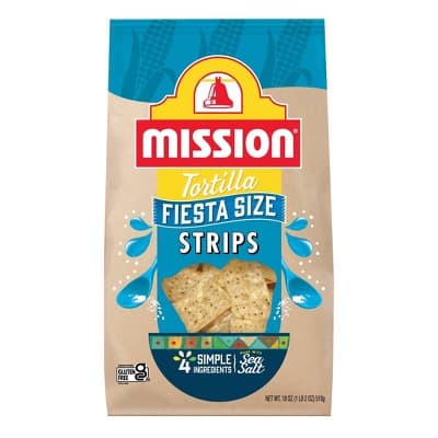 Mission Fiesta Size Strips Tortilla Chips
