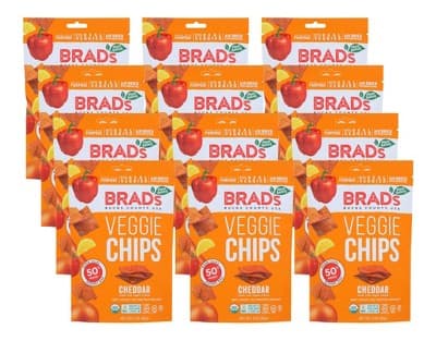 Brad'S Raw Cheddar Veggie Chips