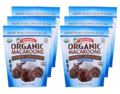 Jennies Organic Macaroons Double Chocolate Sea Salt