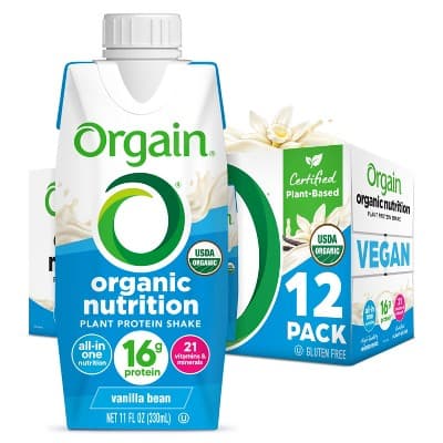 Orgain Organic Vegan Protein Shake - Vanilla Bean