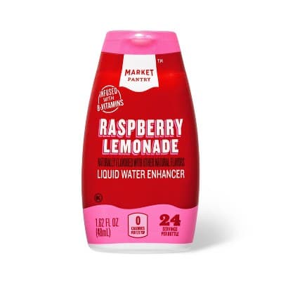 Raspberry Lemonade Liquid Water Enhancer Drops -  Market Pantry&#8482;