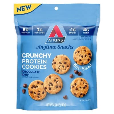 Atkins Crunchy Protein Cookies - Chocolate Chip - 1Bag
