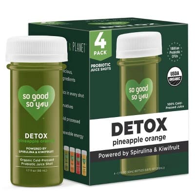 So Good So You Detox Pineapple Orange Shot