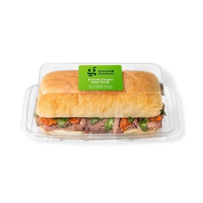Roast Beef And Arugula Ciabatta Sandwich - Good &#38; Gather&#8482;