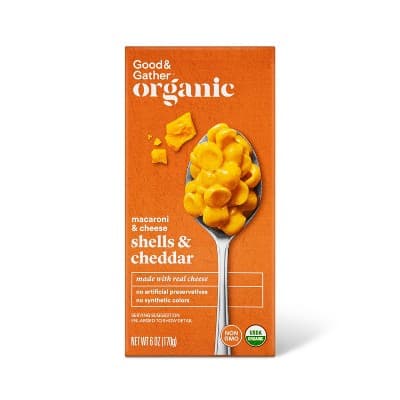 Organic Shells &#38; Cheddar Macaroni And Cheese - Good &#38; Gather&#8482;