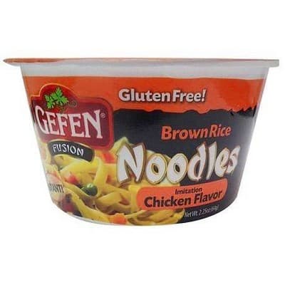 Gefen Gluten Free Brown Rice Noodle Bowl Chicken Flavor