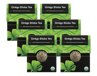 Buddha Teas Organic Ginkgo Biloba Tea -  6/18 Bags