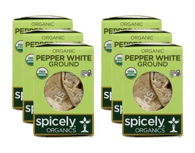 Spicely Organics - Organic Peppercorn - White Ground