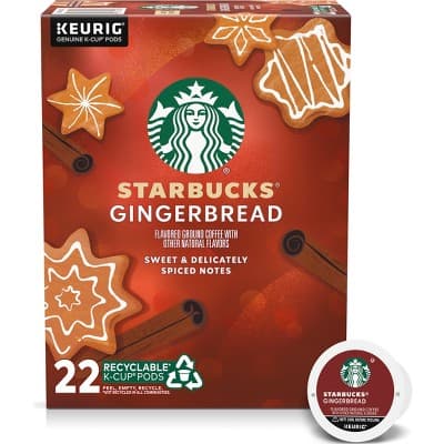 Starbucks Keurig K-Cup Medium Roast Gingerbread Coffee