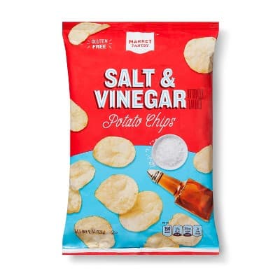 Naturally Flavored Salt &#38; Vinegar Potato Chips - Market Pantry&#8482;